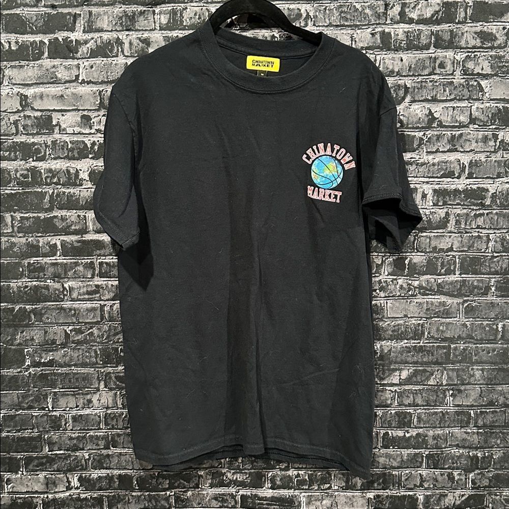 Chinatown Market Black Earth Spell Out T-Shirt!